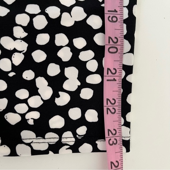 Ellos Black Geometric Print 3/4 Sleeve Shift Dress NWOT - Picture 12 of 14